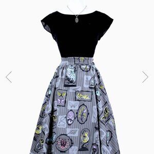 Kitschy Witch Designs Wunderkammer Box Pleat Skirt and Bag EUC Size L -First Run